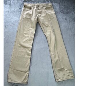 Polo Ralph Lauren Straight 650 Pants Mens 33x32 Tan Khaki Chino